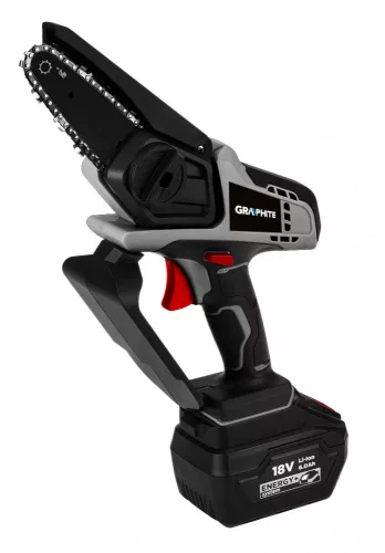 GRAPHITE Akkus mini láncfűrész, Energy+, 18V, 0-5400 fordulat/perc (58GE116)
