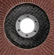 GRAPHITE Csiszolókorong lamellás 125x22,2mm, P80 fém, fa (58T122)