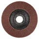 GRAPHITE Csiszolókorong lamellás 125x22,2mm, P120 fém, fa (58T124)