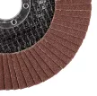 GRAPHITE Csiszolókorong lamellás 125x22,2mm, P120 fém, fa (58T124)