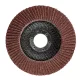 GRAPHITE Csiszolókorong lamellás 115x22,2mm, P60 fém, fa (58T126)