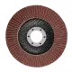 GRAPHITE Csiszolókorong lamellás 115x22,2mm, P80 fém, fa (58T127)