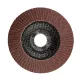 GRAPHITE Csiszolókorong lamellás 115x22,2mm, P100 fém, fa (58T128)