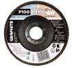 GRAPHITE Csiszolókorong lamellás 115x22,2mm, P100 fém, fa (58T128)