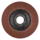 GRAPHITE Csiszolókorong lamellás 115x22,2mm, P120 fém, fa (58T129)