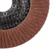 GRAPHITE Csiszolókorong lamellás 115x22,2mm, P120 fém, fa (58T129)