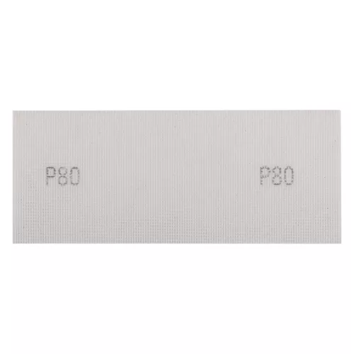 GRAPHITE Csiszolóháló fehér 115x280mm, fa, fém, műanyag, űveg, gipszkarton csiszoláshoz, P80 (58T141)