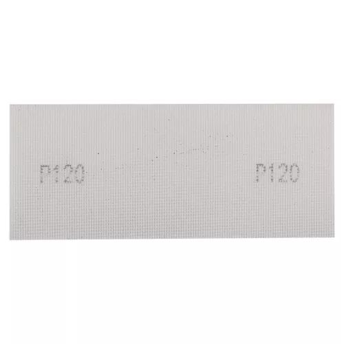GRAPHITE Csiszolóháló fehér 115x280mm, fa, fém, műanyag, űveg, gipszkarton csiszoláshoz, P120 (58T143)