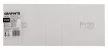 GRAPHITE Csiszolóháló fehér 115x280mm, fa, fém, műanyag, űveg, gipszkarton csiszoláshoz, P120 (58T143)