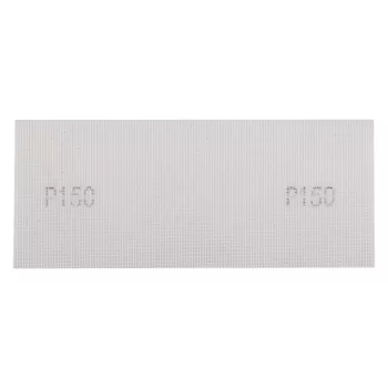   GRAPHITE Csiszolóháló fehér 115x280mm, fa, fém, műanyag, űveg, gipszkarton csiszoláshoz, P150 (58T144)