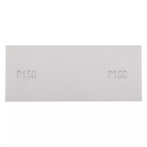 GRAPHITE Csiszolóháló fehér 115x280mm, fa, fém, műanyag, űveg, gipszkarton csiszoláshoz, P150 (58T144)