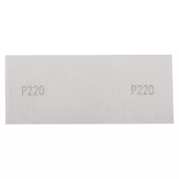   GRAPHITE Csiszolóháló fehér 115x280mm, fa, fém, műanyag, űveg, gipszkarton csiszoláshoz, P220 (58T146)