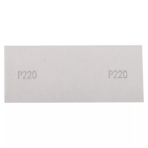 GRAPHITE Csiszolóháló fehér 115x280mm, fa, fém, műanyag, űveg, gipszkarton csiszoláshoz, P220 (58T146)