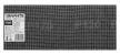 GRAPHITE Csiszolóháló 115x280mm, fa, fém, műanyag, űveg, gipszkarton csiszoláshoz, P120 (58T154)