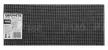 GRAPHITE Csiszolóháló 115x280mm, fa, fém, műanyag, űveg, gipszkarton csiszoláshoz, P180 (58T156)