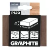 GRAPHITE Csiszolószivacs 70x25x100mm, P120 (58T163)