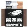 GRAPHITE Csiszolószivacs 70x25x100mm, P180 (58T165)