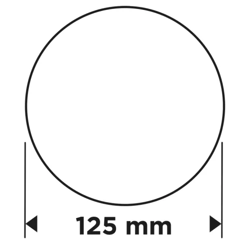 GRAPHITE Csiszolókorong tépőzáras 125mm, P24, 5db (58T178)