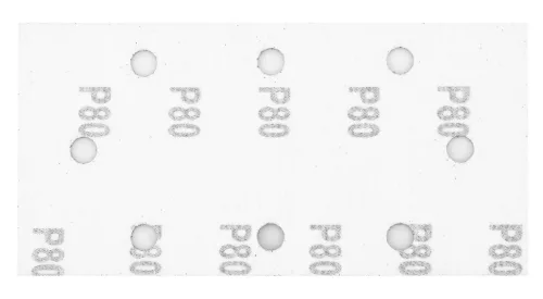 GRAPHITE Csiszolópapír tépőzáras 93x185mm, P80, 8 lyukas, 5db (58T242)
