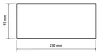 GRAPHITE Csiszolópapír tépőzáras 93x230mm, P80, 5db (58T257)