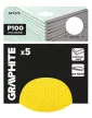 GRAPHITE Csiszolókorong perforált, tépőzáras 225mm, P100, 5db (58T273)