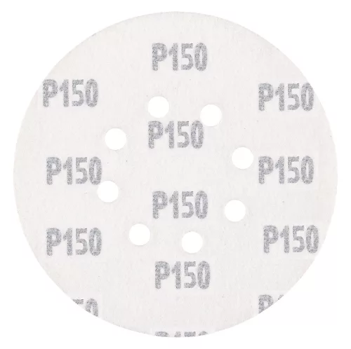 GRAPHITE Csiszolókorong tépőzáras 150mm, P150, 8 lyukas, 5db (58T280)