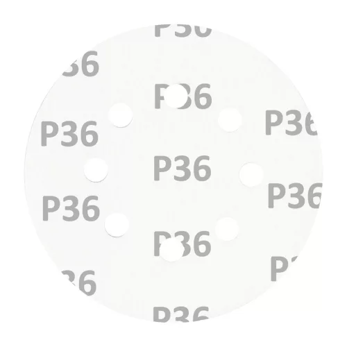 GRAPHITE Csiszolókorong tépőzáras 125mm, P36, 8 lyukkal, 5db (58T287)