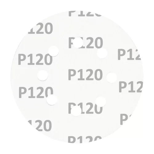 GRAPHITE Csiszolókorong tépőzáras 125mm, P120, 8 lyukkal, 5db (58T292)