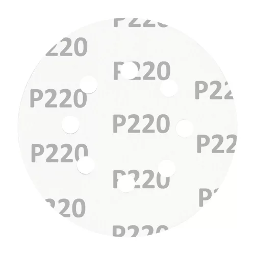 GRAPHITE Csiszolókorong tépőzáras 125mm, P220, 8 lyukkal, 5db (58T295)