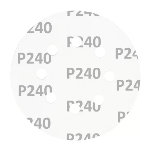 GRAPHITE Csiszolókorong tépőzáras 125mm, P240, 8 lyukkal, 5db (58T296)