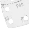 GRAPHITE Csiszolópapír tépőzáras delta 102x152mm, P40, 11 lyukas, 5db (58T300)