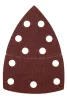 GRAPHITE Csiszolópapír tépőzáras delta 102x152mm, P60, 11 lyukas, 5db (58T301)