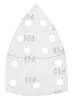 GRAPHITE Csiszolópapír tépőzáras delta 102x152mm, P60, 11 lyukas, 5db (58T301)