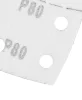 GRAPHITE Csiszolópapír tépőzáras delta 102x152mm, P80, 11 lyukas, 5db (58T302)