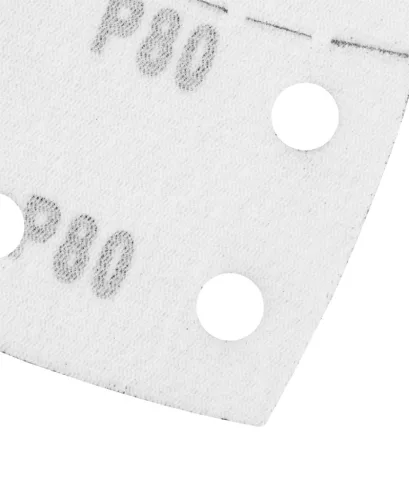 GRAPHITE Csiszolópapír tépőzáras delta 102x152mm, P80, 11 lyukas, 5db (58T302)