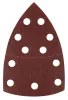 GRAPHITE Csiszolópapír tépőzáras delta 102x152mm, P100, 11 lyukas, 5db (58T303)