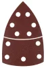 GRAPHITE Csiszolópapír tépőzáras delta 102x152mm, P100, 11 lyukas, 5db (58T303)