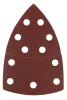 GRAPHITE Csiszolópapír tépőzáras delta 102x152mm, P120, 11 lyukas, 5db (58T304)