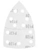 GRAPHITE Csiszolópapír tépőzáras delta 102x152mm, P120, 11 lyukas, 5db (58T304)