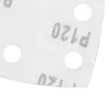 GRAPHITE Csiszolópapír tépőzáras delta 102x152mm, P120, 11 lyukas, 5db (58T304)