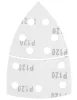 GRAPHITE Csiszolópapír tépőzáras delta 102x152mm, P120, 11 lyukas, 5db (58T304)