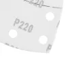 GRAPHITE Csiszolópapír tépőzáras delta 102x152mm, P220, 11 lyukas, 5db (58T307)