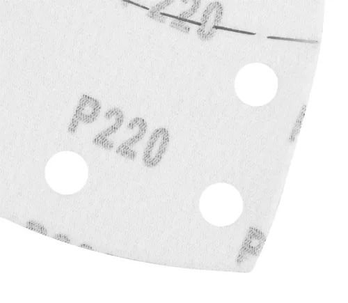GRAPHITE Csiszolópapír tépőzáras delta 102x152mm, P220, 11 lyukas, 5db (58T307)