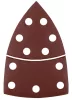 GRAPHITE Csiszolópapír tépőzáras delta 102x152mm, P220, 11 lyukas, 5db (58T307)