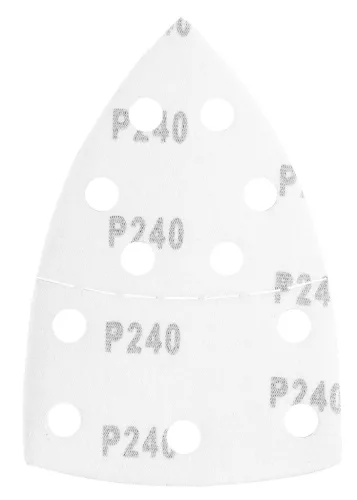 GRAPHITE Csiszolópapír tépőzáras delta 102x152mm, P240, 11 lyukas, 5db (58T308)