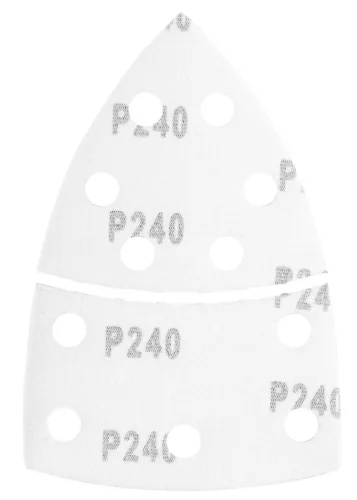 GRAPHITE Csiszolópapír tépőzáras delta 102x152mm, P240, 11 lyukas, 5db (58T308)