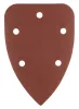 GRAPHITE Csiszolópapír tépőzáras deltacsiszolóhoz 98x140mm, P150, 5 lyukas, 5db (58T320)