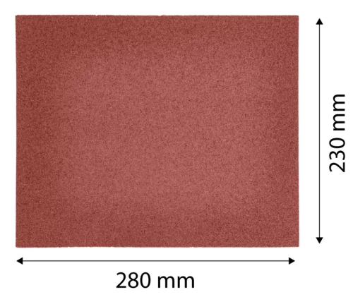 GRAPHITE Csiszolópapír, 230x280mm, P60, min.rendelés: 5db (58T344)