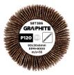 GRAPHITE Csiszolókerék csapos 80x30x6mm, P120 (58T386)