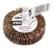 GRAPHITE Csiszolókerék csapos 60x15x6mm, P80 (58T389)